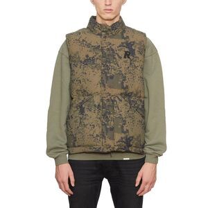 REPRESENT Padded Camouflage Vest Men CAMOUFLAGE GREEN Vests